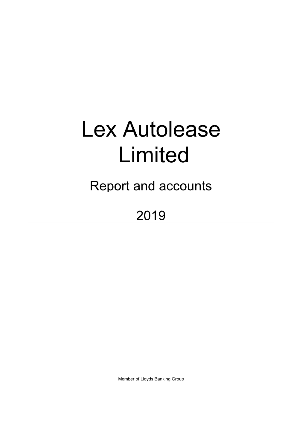 Lex Autolease Limited Annual Report