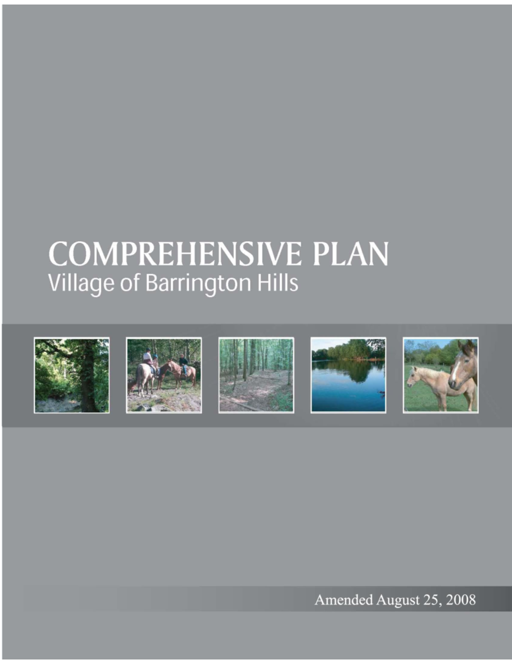 Comprehensive Plan for the Village of Barrington Hills