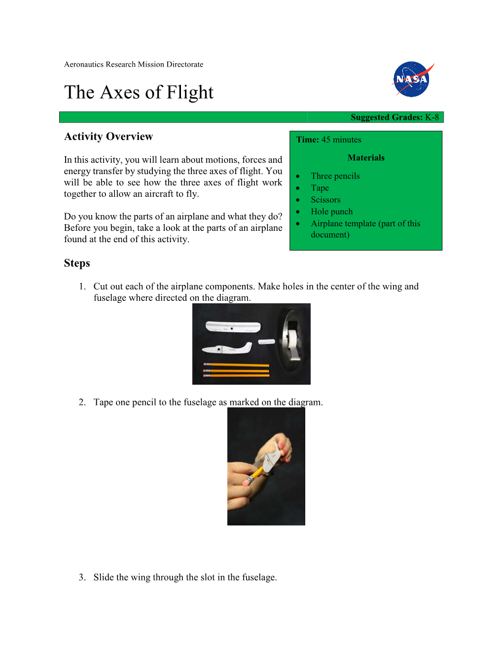 The Axes of Flight