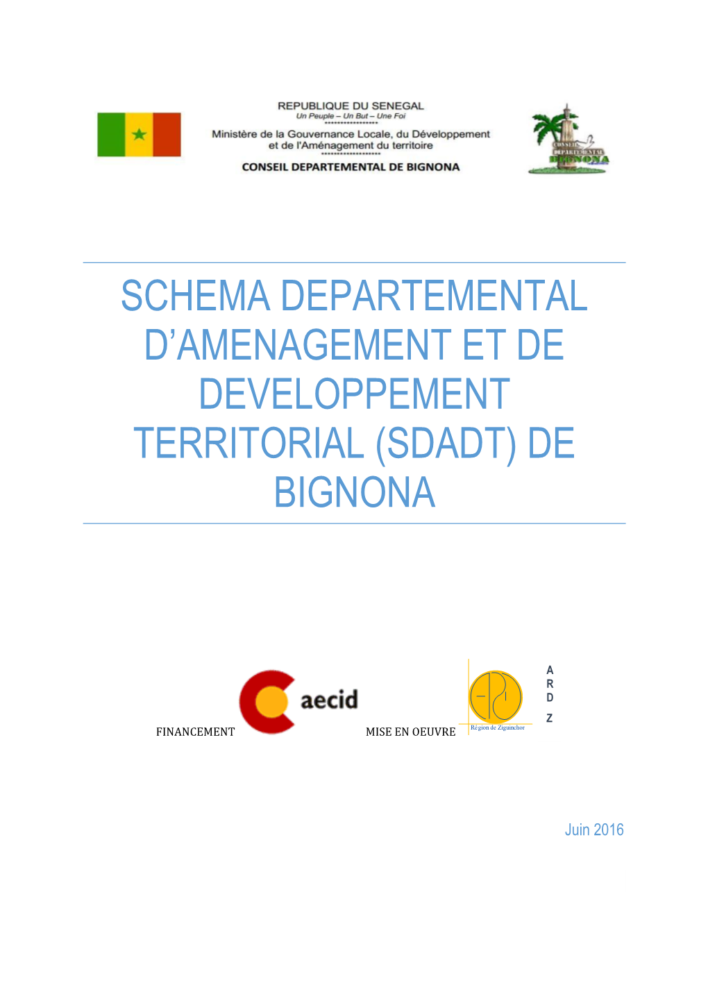 Schema Departemental D'amenagment Et De