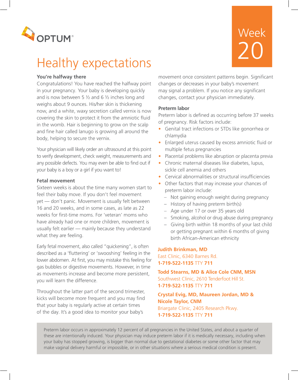 Healthy Expectations 20 You’Re Halfway There Movement Once Consistent Patterns Begin