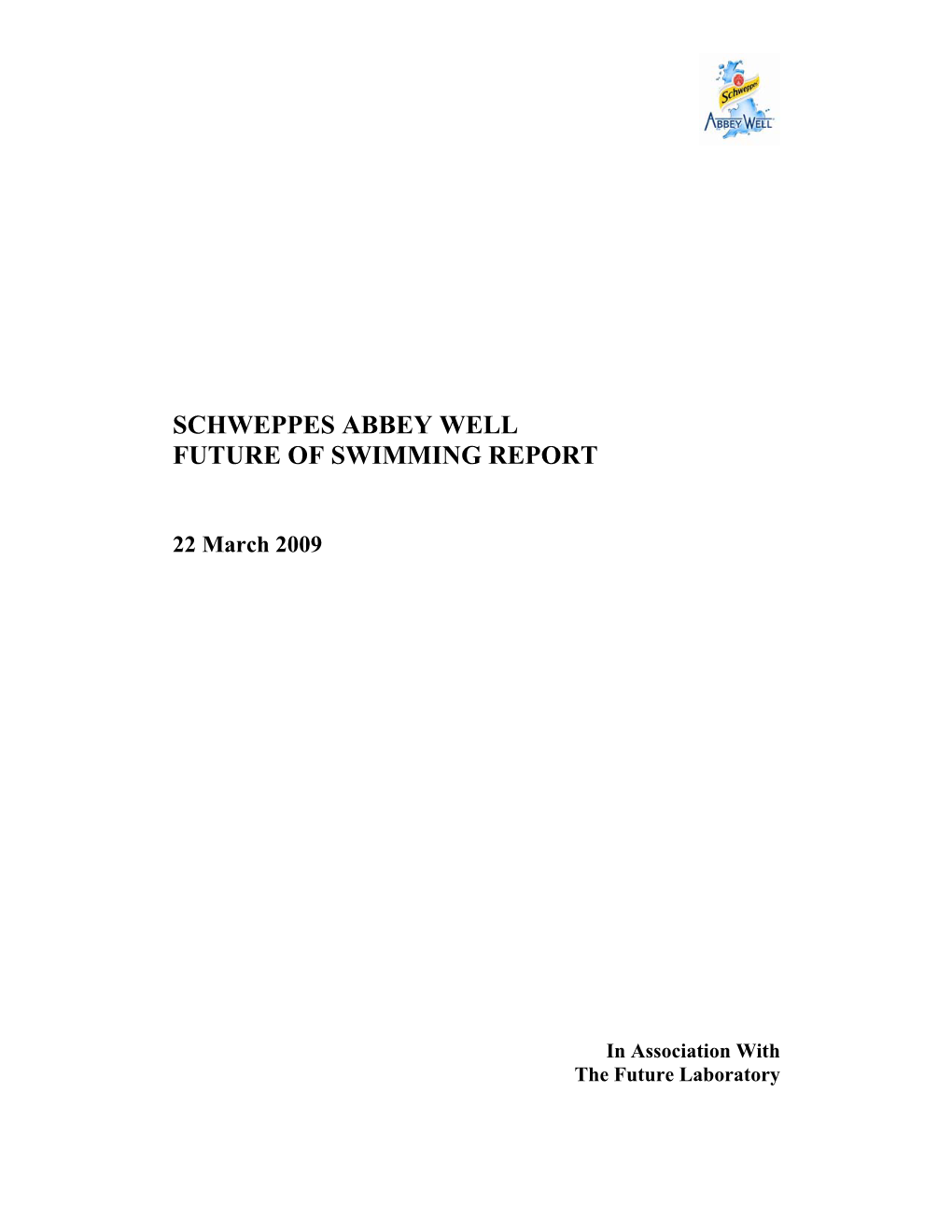 Schweppes Abbey Well Future of Swimming Report