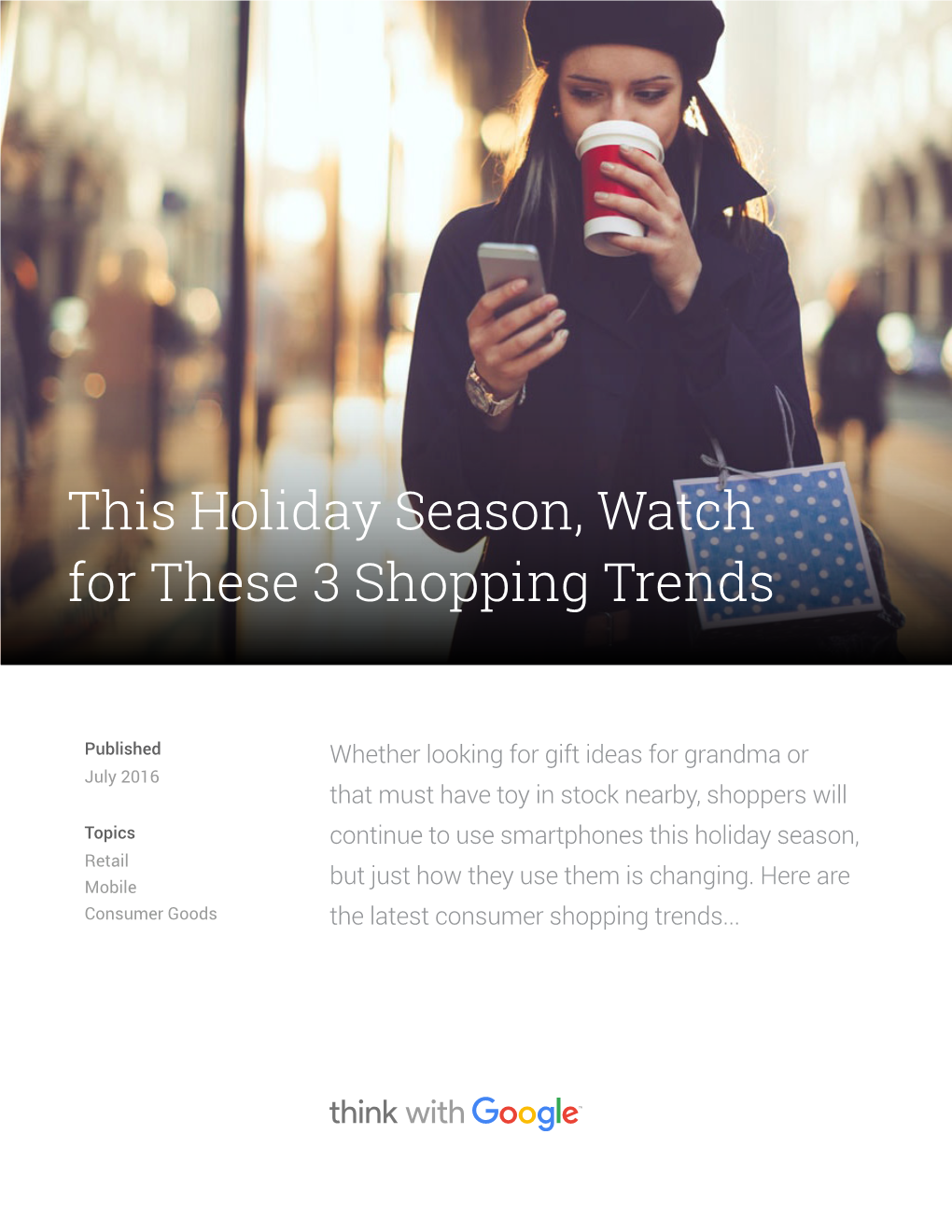 This Holiday Season, Watch for These 3 Shopping Trends