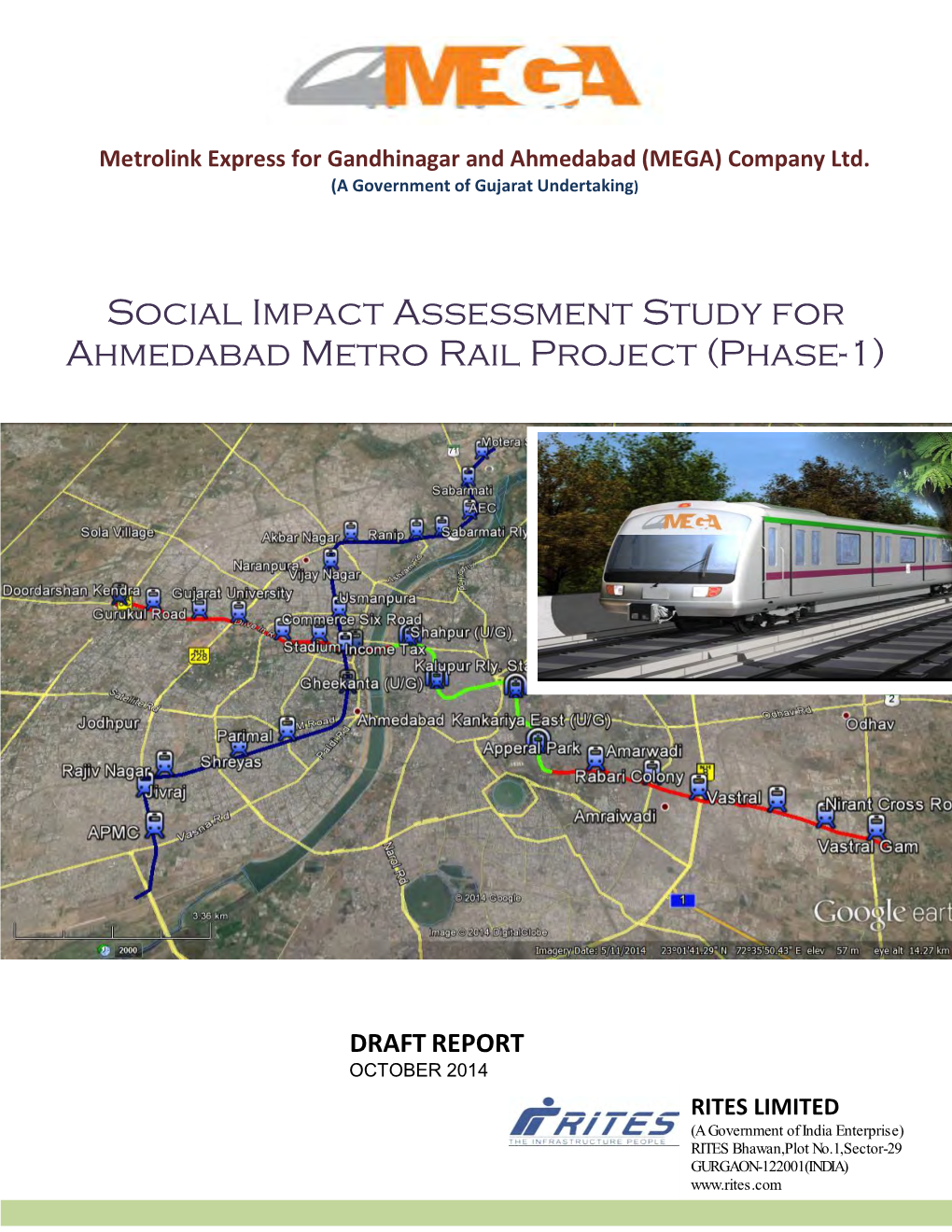 Social Impact Assessment Study for Ahmedabad Metro Rail Project (Phase-1)