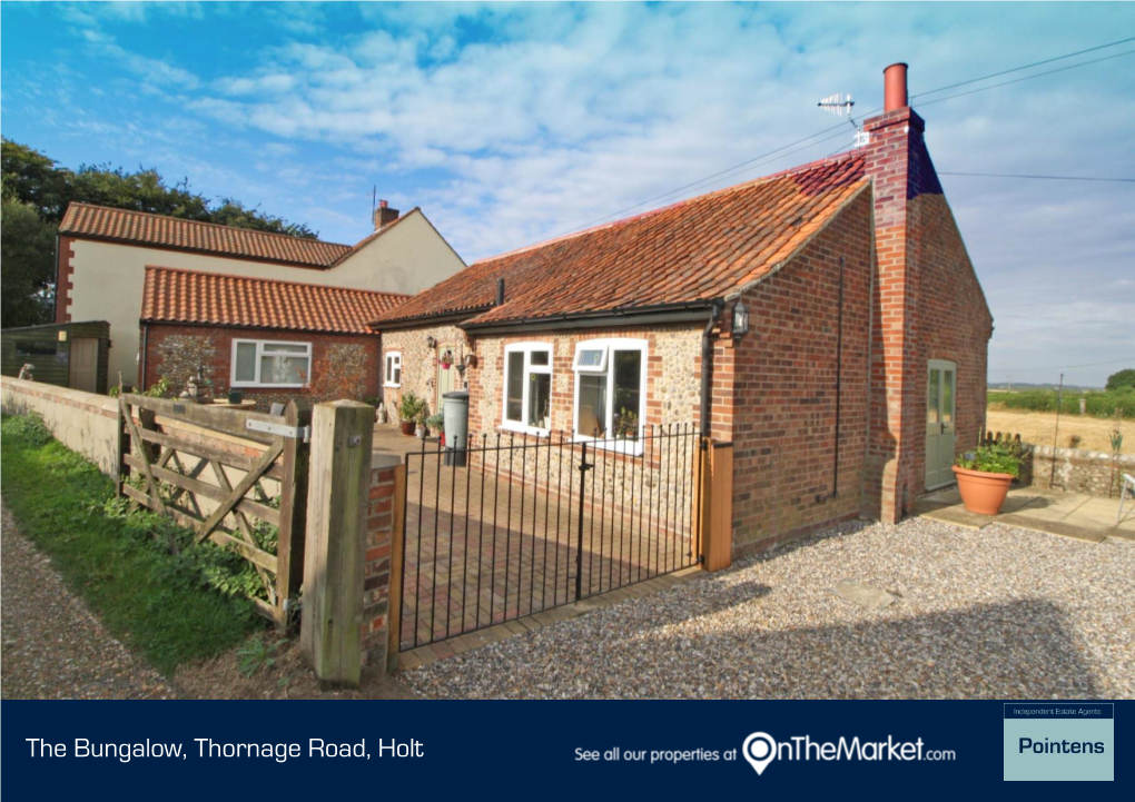 The Bungalow, Thornage Road, Holt