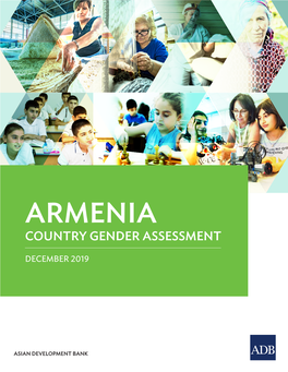 Armenia: Country Gender Assessment Series