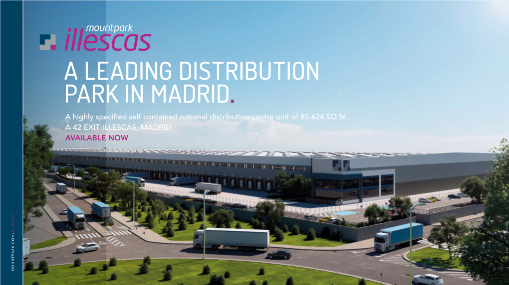 A Highly Specified Self Contained National Distribution Centre Unit of 85,624SQ M