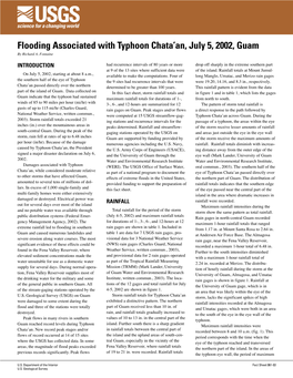 Flooding Associated with Typhoon Chata'an, July 5, 2002, Guam