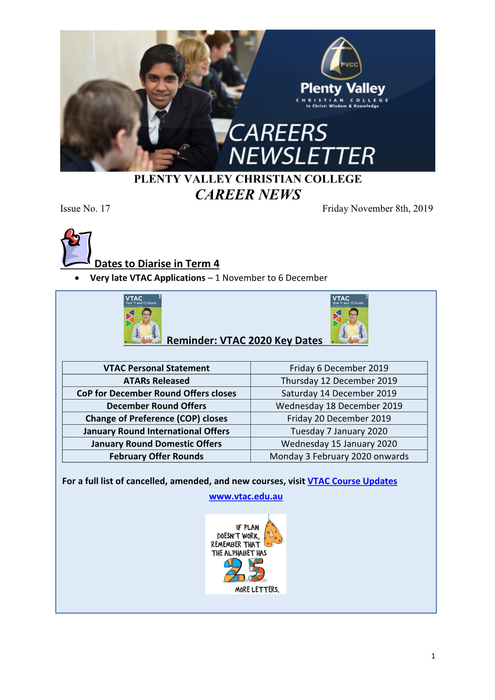 CAREER NEWS Issue No