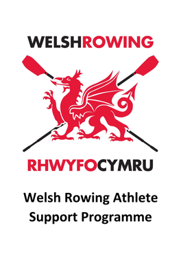 Welsh Rowing Athlete Support Programme