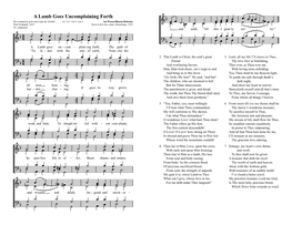 A Lamb Goes Uncomplaining Forth (Booklet)