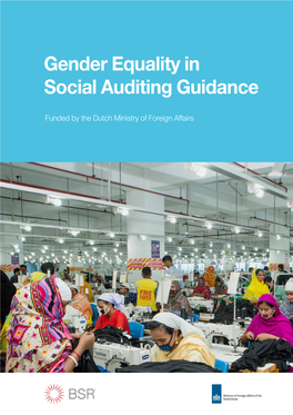 Gender Equality in Social Auditing Guidance
