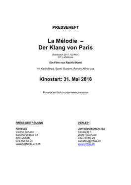 La Mélodie – Der Klang Von Paris