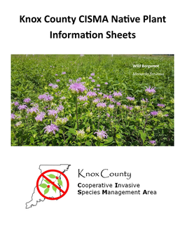 Knox County CISMA Native Plant Information Sheets