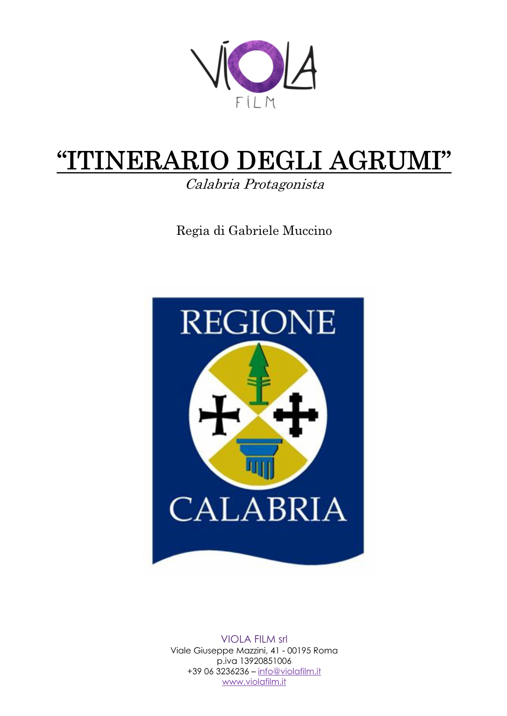 “ITINERARIO DEGLI AGRUMI” Calabria Protagonista