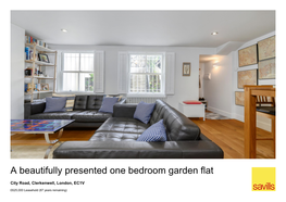 A Beautifully Presented One Bedroom Garden Flat