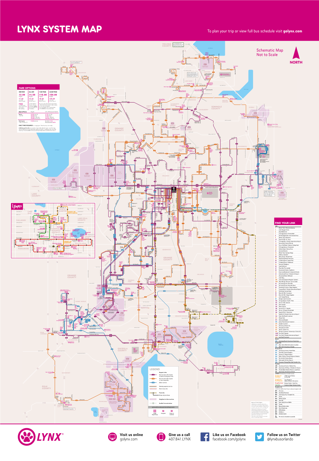 Schematic Map Not to Scale