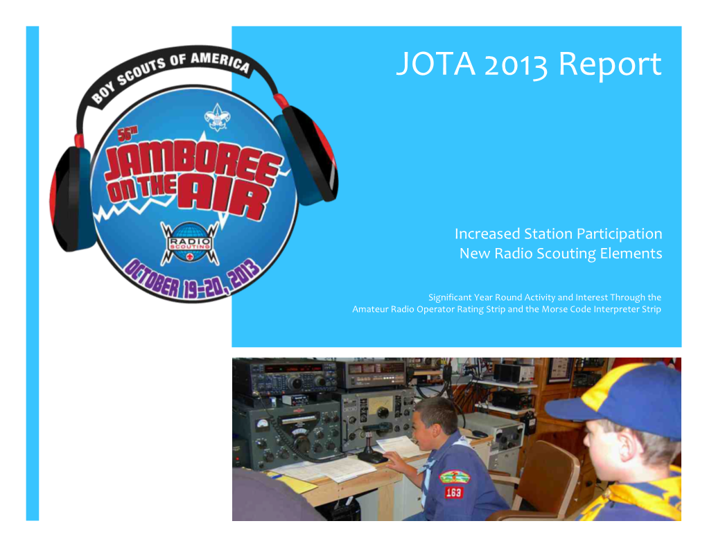 JOTA!2013!Report!