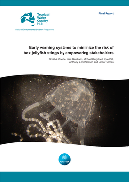 Early Warning Systems to Minimize the Risk of Box Jellyfish Stings by Empowering Stakeholders