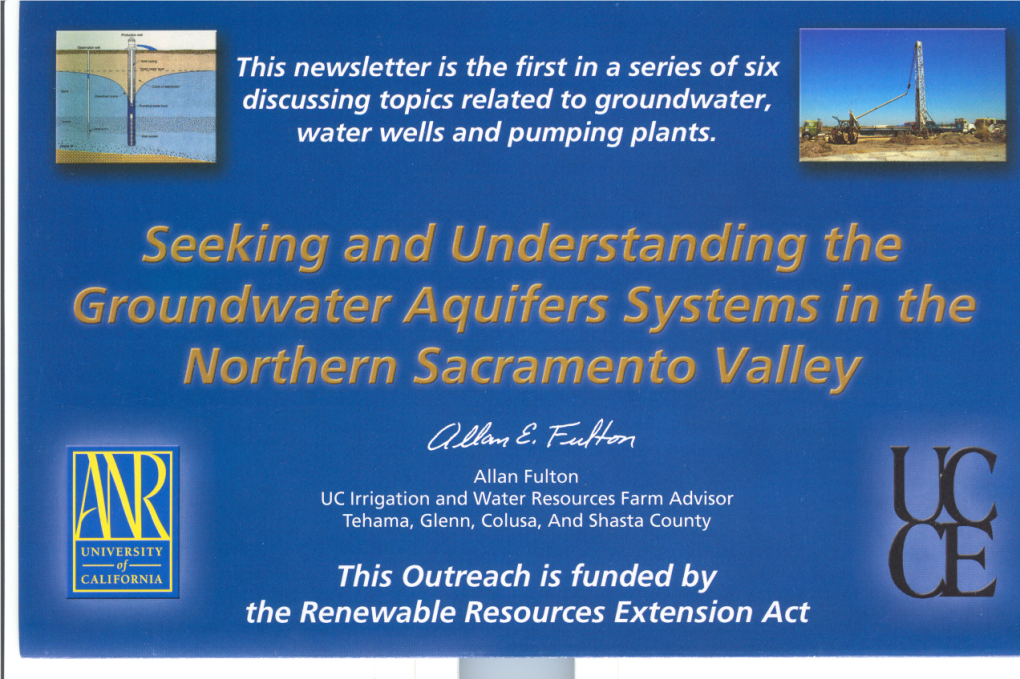 Seeking and Understanding the Groundwater