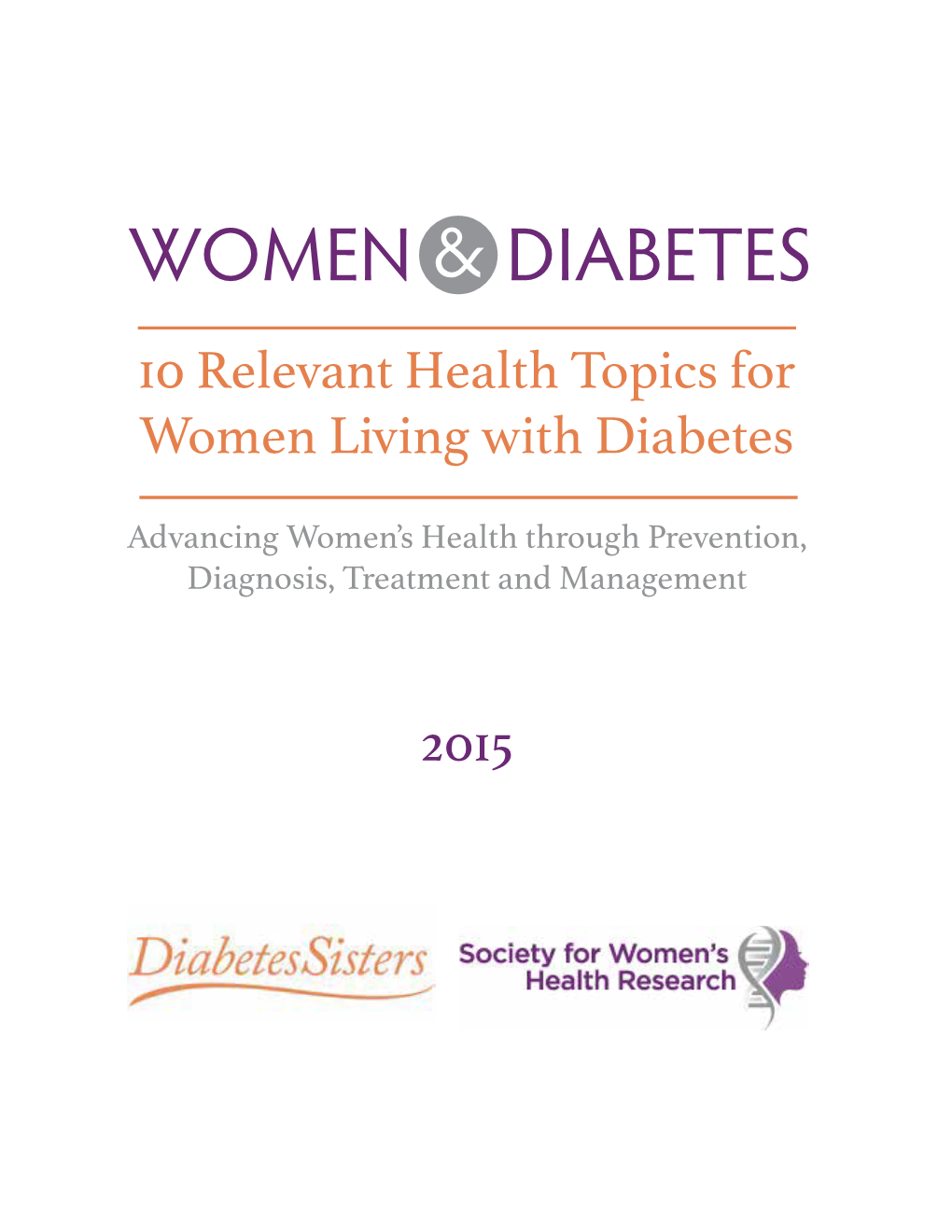 10 Relevant Health Topics for Women Living with Diabetes 2015