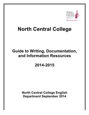 Writing at North Central College