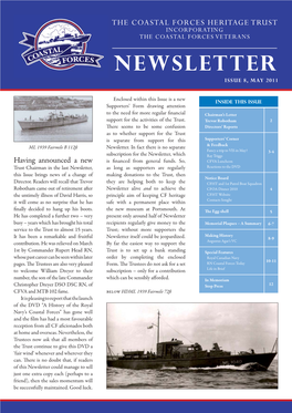 Newsletter ISSUE 8, MAY 2011