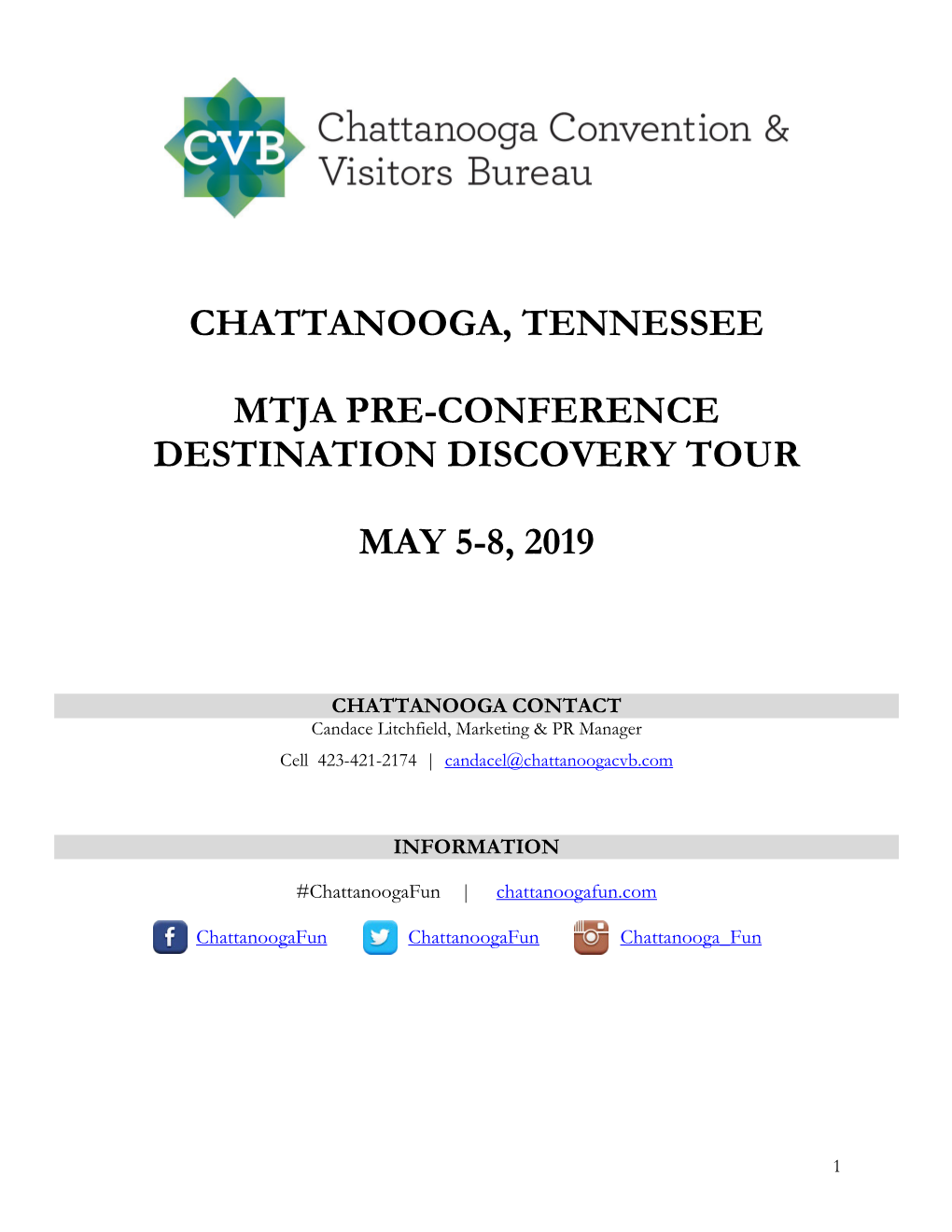 Chattanooga-FINAL-Itinerary.Pdf
