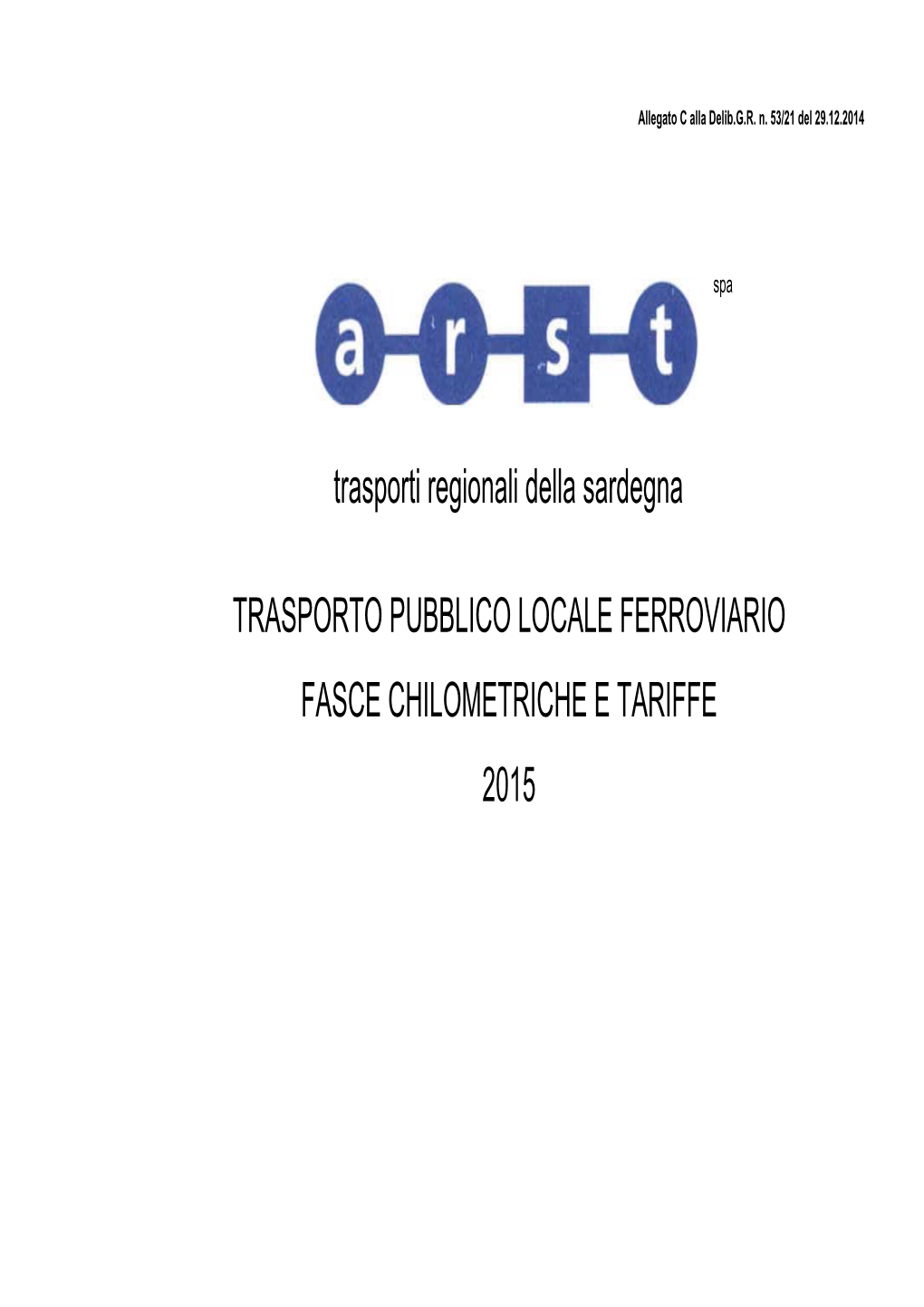 Fasce Chilometriche E Tariffe Trasporto Pubblico Locale