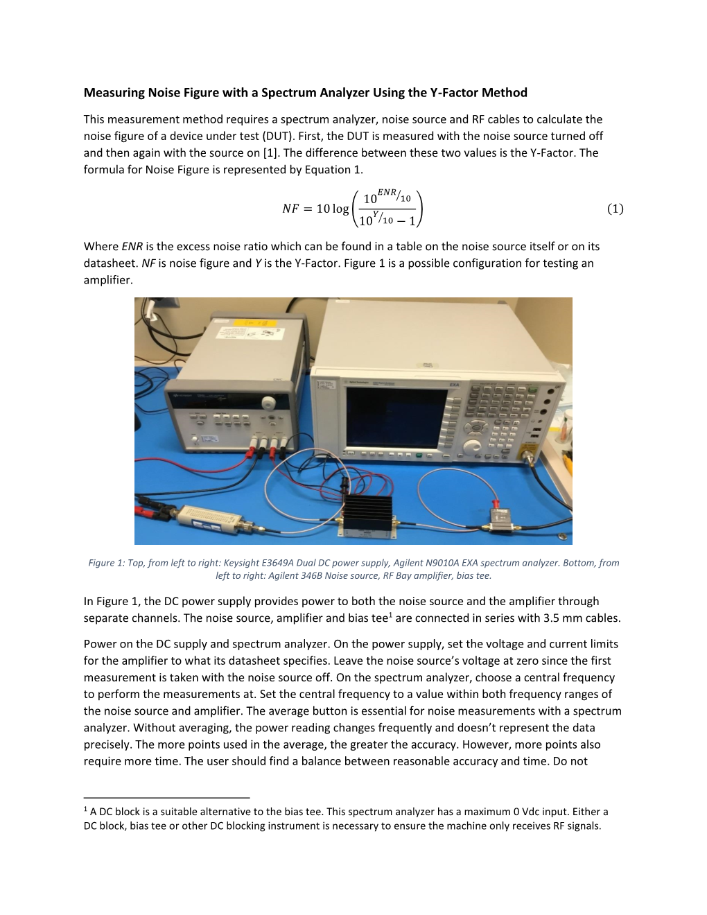 Measuring Noise Figure With A Spectrum Analyzer Using The Y-Factor ...