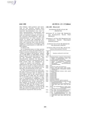 40 CFR Ch. I (7–1–19 Edition)