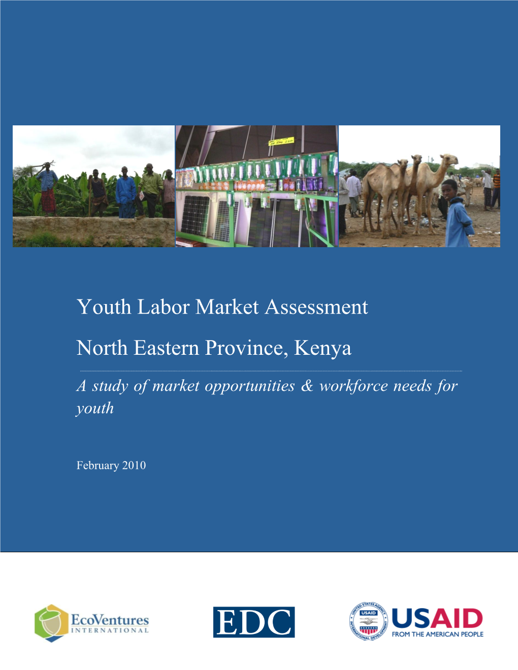 Youth Labor Market Assessment North Eastern Province, Kenya