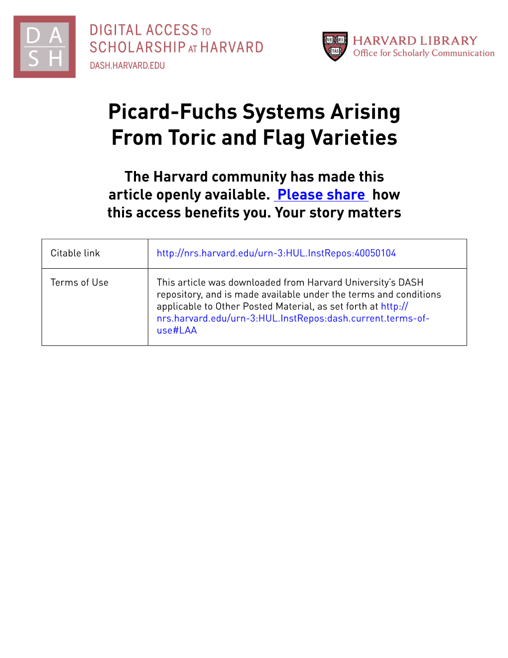 Picard-Fuchs Systems Arising from Toric and Flag Varieties