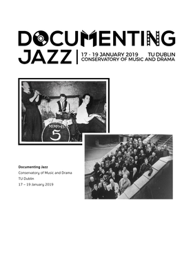 20190111 Documenting Jazz Full Programme