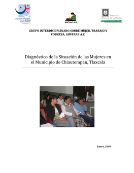 Diagnóstico De La Situación De Las Mujeres En El Municipio De Chiautempan, Tlaxcala