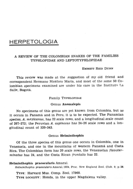 Herpetologia