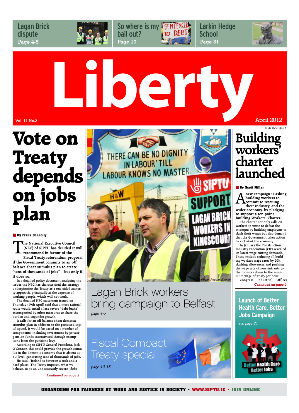 Vote on Treaty Depends on Jobs Plan Brake”