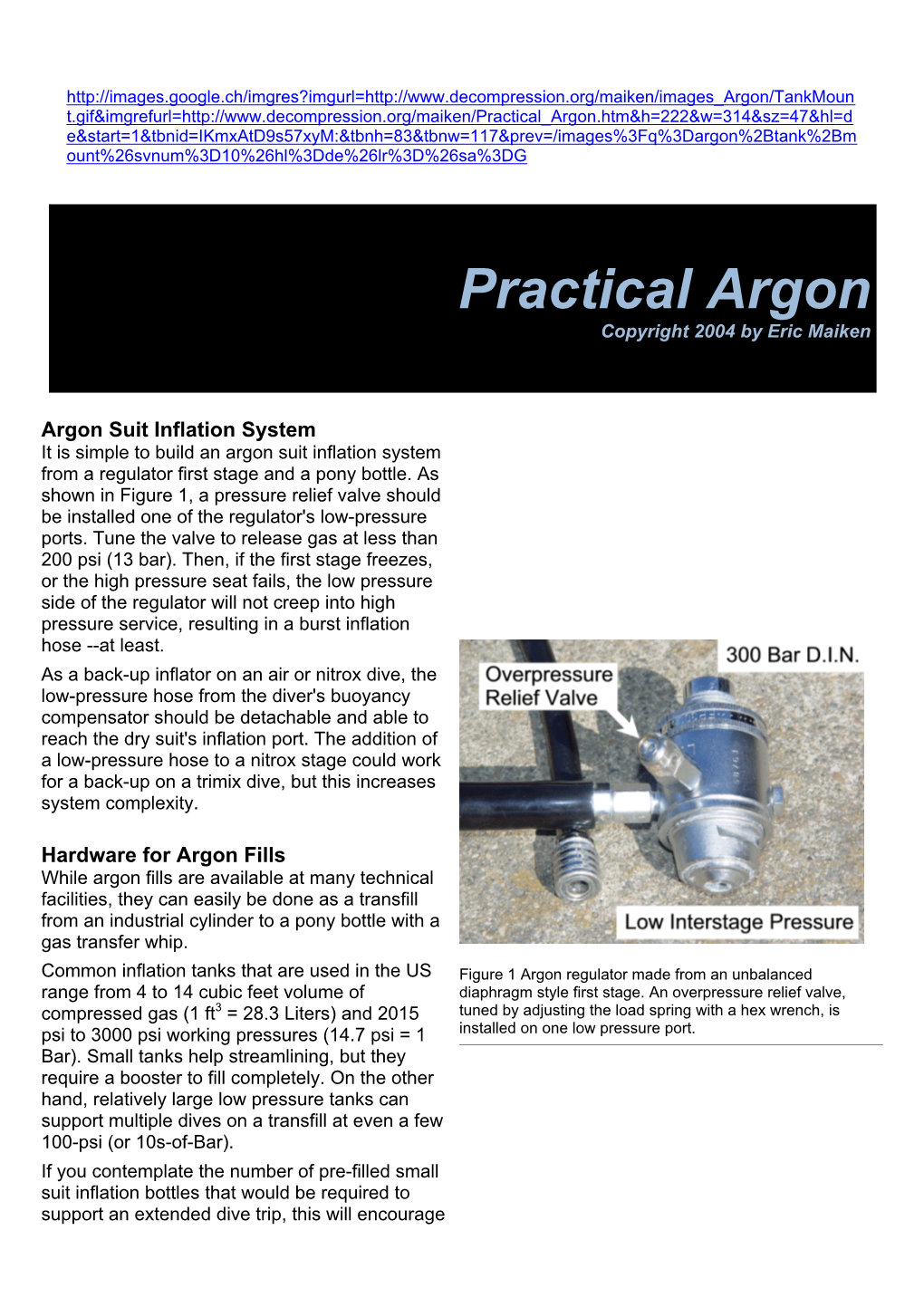 Practical Argon Copyright 2004 by Eric Maiken
