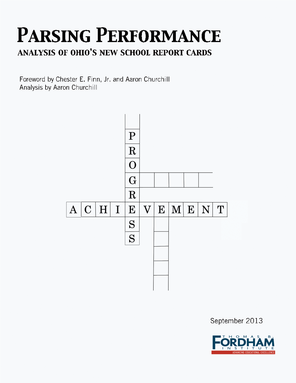 Parsing Performance Analysis of Ohio’S New School Report Cards