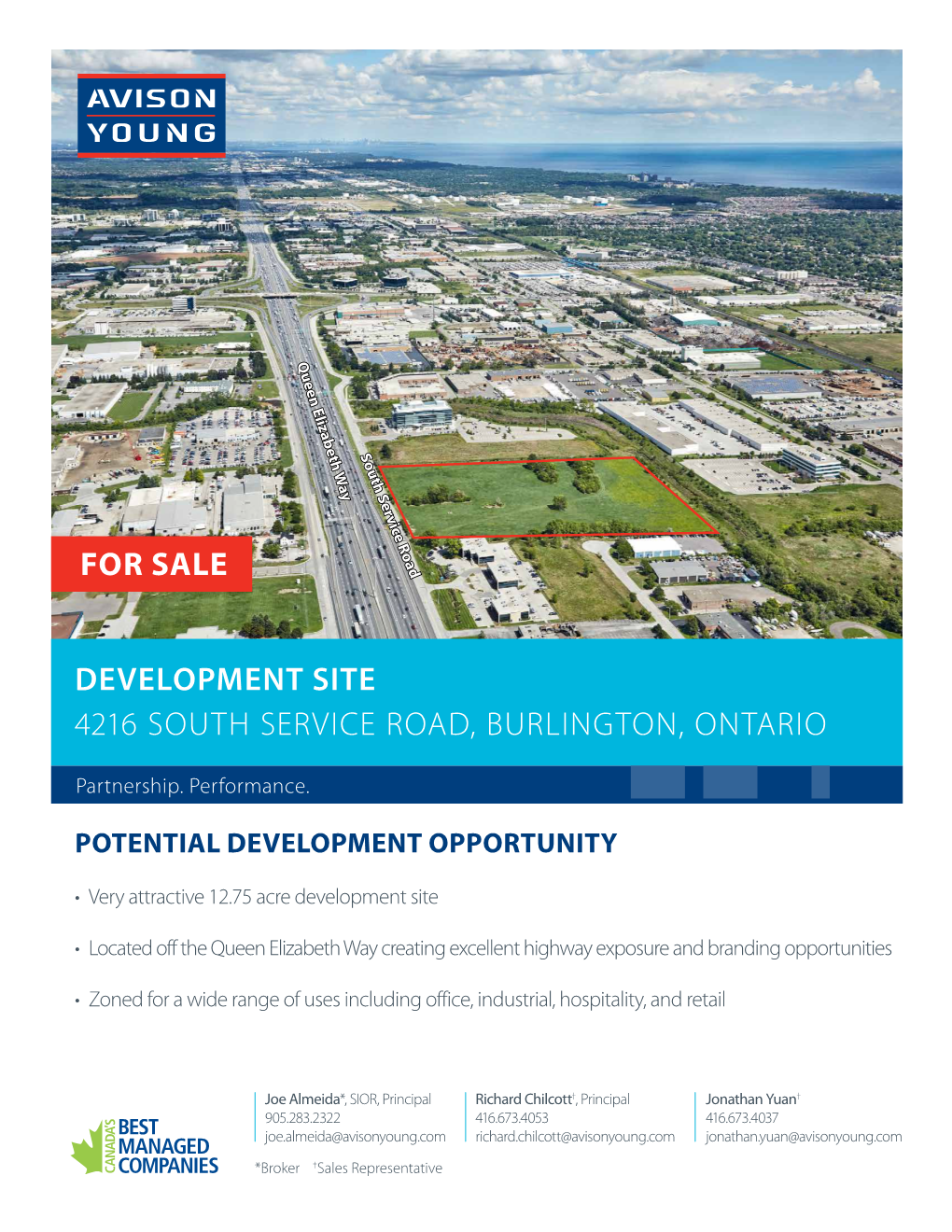 For Sale Development Site 4216 South Service Road