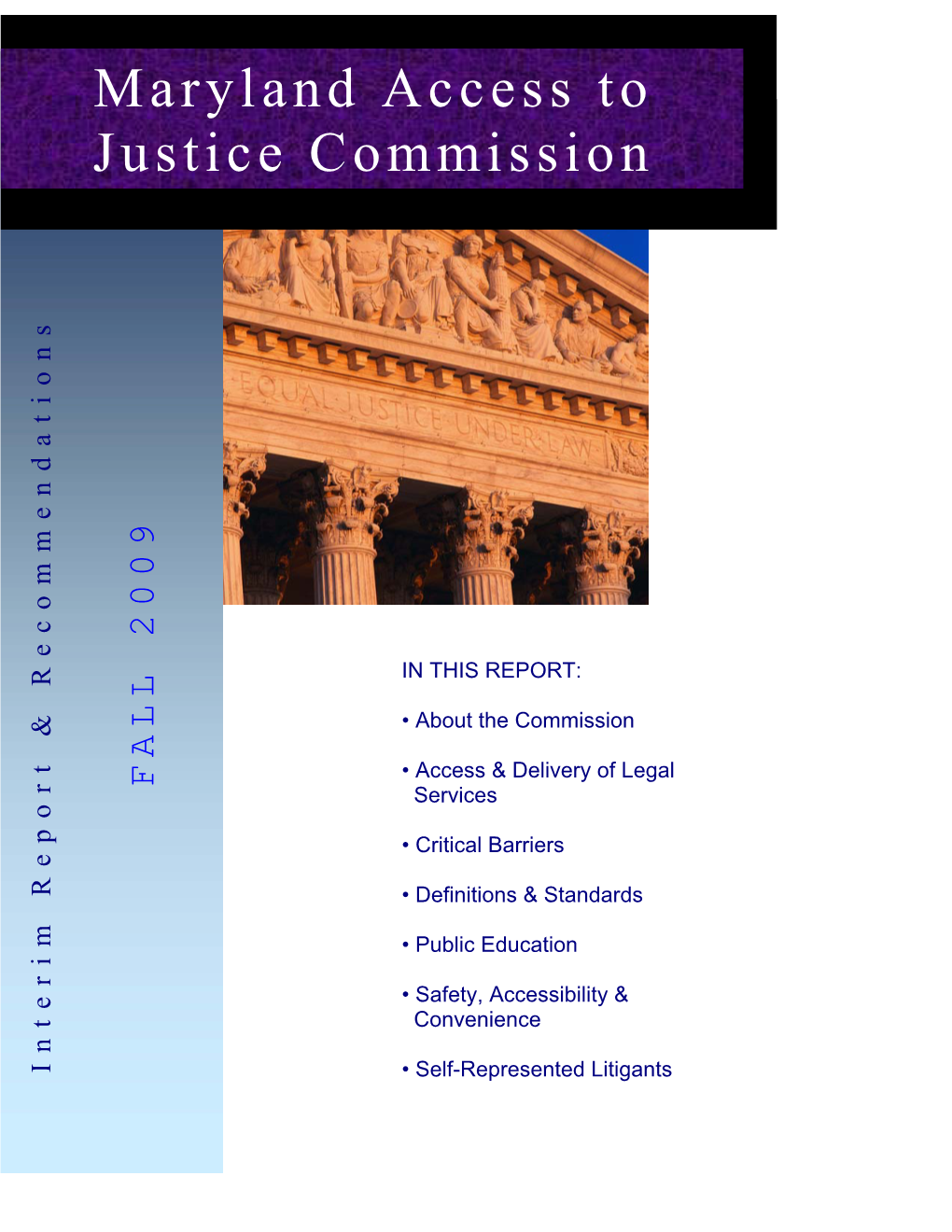 Maryland Access to Justice Commission – Membership