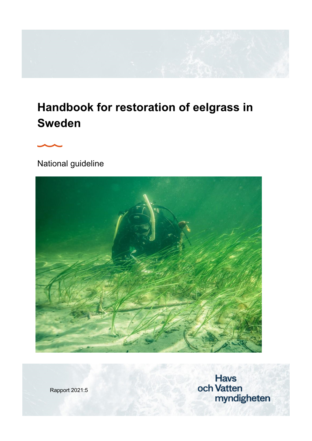 Handbook for Restoration of Eelgrass in Sweden