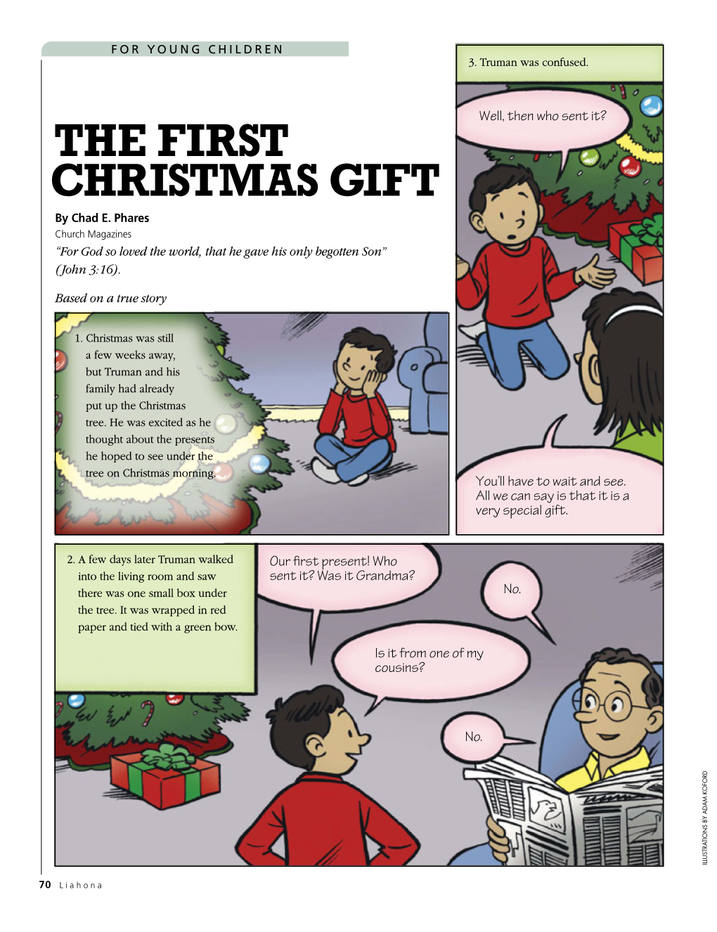 The First Christmas Gift by Chad E