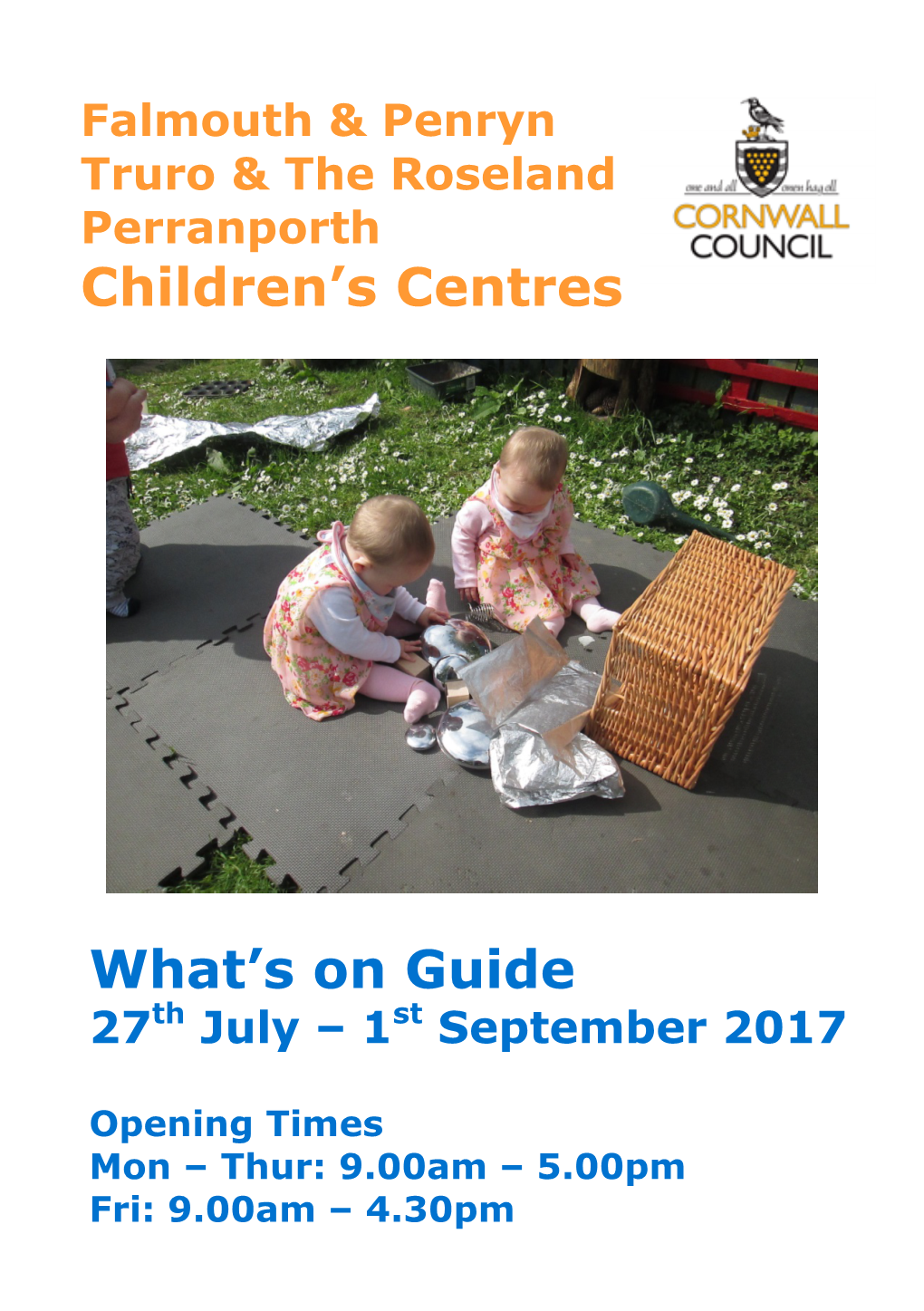 Children's Centres What's on Guide