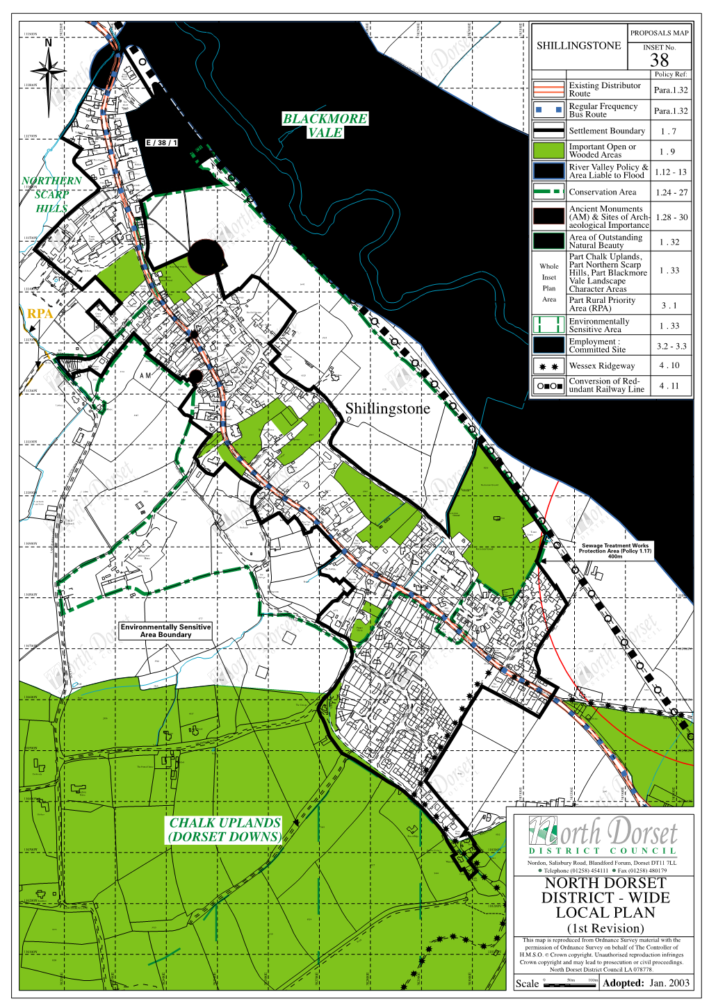 Shillingstone NORTH DORSET DISTRICT