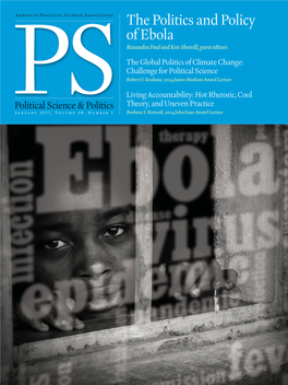 The Politics and Policy of Ebola