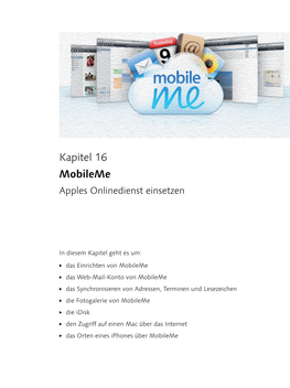 Kapitel 16 Mobileme Apples Onlinedienst Einsetzen