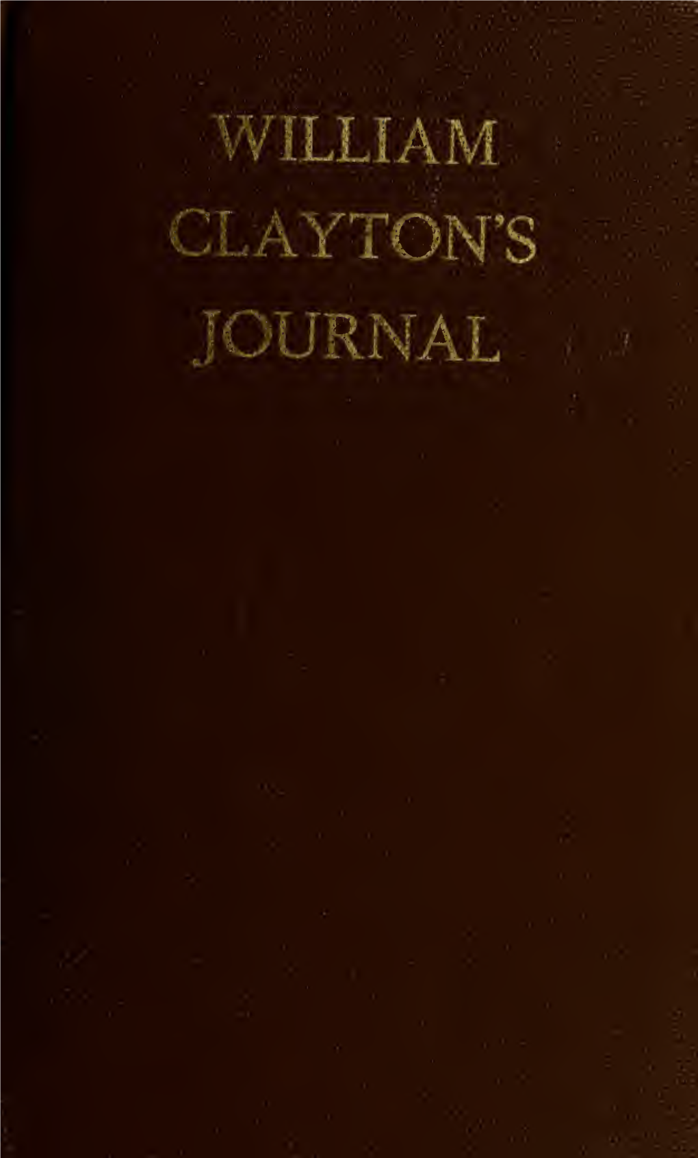 William Clayton's Journal