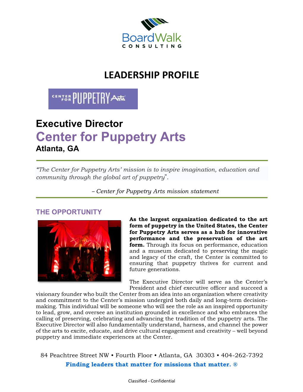 Center for Puppetry Arts Atlanta, GA