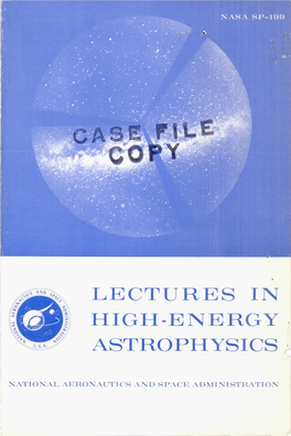 Lectures in High-Energy Astrophysics (;